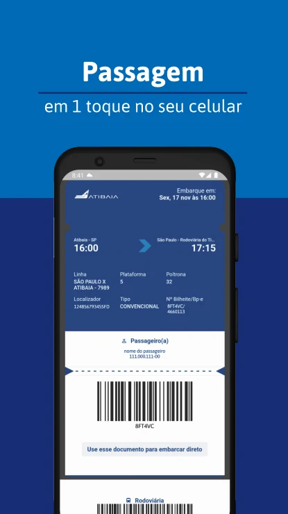 Viação Atibaia screenshot